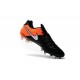 2016 Nuove Scarpe Calcio Nike Tiempo Legend FG Nero Bianco Arancione Volt