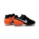 2016 Nuove Scarpe Calcio Nike Tiempo Legend FG Nero Bianco Arancione Volt