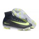 2016 Nuove Scarpa da calcio Nike Mercurial Superfly V FG Verde Volt Hasta Bianco