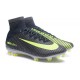 2016 Nuove Scarpa da calcio Nike Mercurial Superfly V FG Verde Volt Hasta Bianco