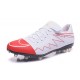 Scarpa da calcio Nike HyperVenom Phinish II FG Uomo Wayne Rooney Bianco Rosso Nero