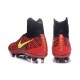 Nuove SCARPE NIKE Magista Obra II FG Nero Rosso Giallo