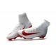 2016 Nuove Scarpa da calcio Nike Mercurial Superfly V FG Bianco Rosso