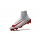 2016 Nuove Scarpa da calcio Nike Mercurial Superfly V FG Bianco Rosso