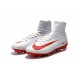 2016 Nuove Scarpa da calcio Nike Mercurial Superfly V FG Bianco Rosso