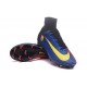 Scarpa da calcio Nike Mercurial Superfly V FG Uomo Barcelona FC Blu Rosso Giallo Nero