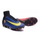 Scarpa da calcio Nike Mercurial Superfly V FG Uomo Barcelona FC Blu Rosso Giallo Nero