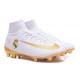 Scarpa da calcio Nike Mercurial Superfly V FG Uomo Real Madrid FC Bianco Oro