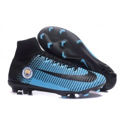 Scarpa da calcio Nike Mercurial Superfly V FG Uomo Manchester City FC Nero Blu