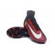 2016 Nuove Scarpa da calcio Nike Mercurial Superfly V FG Manchester United Football Club Rosso Nero Bianco