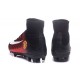 2016 Nuove Scarpa da calcio Nike Mercurial Superfly V FG Manchester United Football Club Rosso Nero Bianco