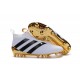 Nuovi Scarpette da Calcio Adidas Ace 16+ Purecontrol FG / AG Bianco Oro Nero