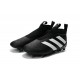 Nuovi Scarpette da Calcio Adidas Ace 16+ Purecontrol FG / AG Nero Bianco