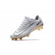 Nuovi Scarpini Calcio - Nike Mercurial Vapor 11 FG CR7 Vitórias Bianco Oro Nero