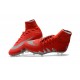 2017 Scarpe Nike HyperVenom Phantom II FG - Uomo - Rosso Argento