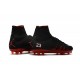 Nuove SCARPE NIKE HyperVenom Phantom II FG Jordan Nero Rosso Bianco