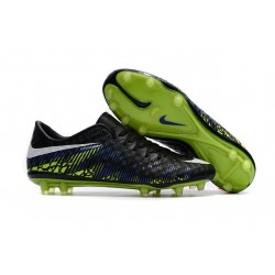 Scarpa da calcio Nike HyperVenom Phinish II FG Uomo Nero Blu Verde