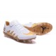 Scarpa da calcio Nike HyperVenom Phinish II FG Uomo Jordan Bianco Oro