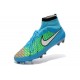 2015 SCARPE CALCIO NIKE Magista Obra FG Blu Rosso Verde Nero
