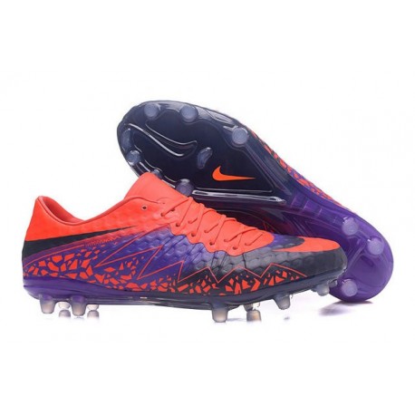 Scarpa da calcio Nike HyperVenom Phinish II FG Uomo Obsidian Carmine Viola