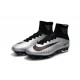 Scarpa da calcio Nike Mercurial Superfly V FG Uomo Argento Nero