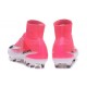 Scarpa da calcio Nike Mercurial Superfly V Tech Craft FG ACC Rosa Bianco Nero 