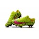 Scarpe Da Calcio Nike Mercurial Vapor XI Tech Craft FG Pelle di serpente Giallo Rosa