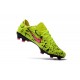 Scarpe Da Calcio Nike Mercurial Vapor XI Tech Craft FG Pelle di serpente Giallo Rosa