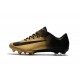 Scarpe Calcio Nike Mercurial Vapor 11 FG CR7 Oro Nero