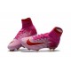 Scarpe Nike da Calcio - Nike Mercurial Mercurial Superfly 5 FG Rosa Bianco Rosso