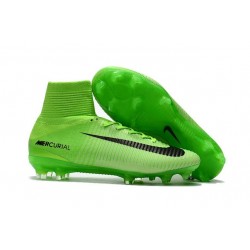 Scarpa da calcio Nike Mercurial Superfly V Tech Craft FG ACC Verde Electric NeroVerde Ghost