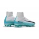 2017 Nuove Scarpe da calcio Nike Mercurial Superfly V FG Bianco Blu Nero