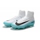 2017 Nuove Scarpe da calcio Nike Mercurial Superfly V FG Bianco Blu Nero