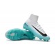 2017 Nuove Scarpe da calcio Nike Mercurial Superfly V FG Bianco Blu Nero