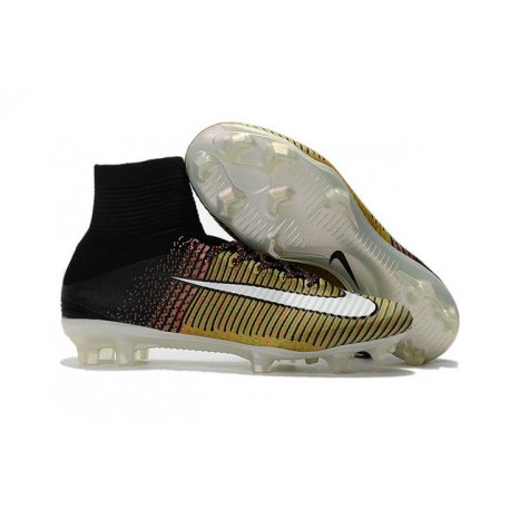 Scarpa da calcio Nike Mercurial Superfly V Tech Craft FG ACC Colore Giallo bianco