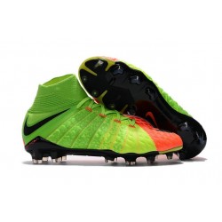 Nike Hypervenom Phantom III FG Neymar Scarpe Calcio 2017 Verde Nero Junior