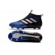 2017 Scarpe da Calcio Adidas ACE 17+ Purecontrol FG Nero Bianco Blu