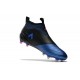 2017 Scarpe da Calcio Adidas ACE 17+ Purecontrol FG Nero Bianco Blu