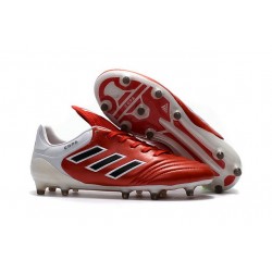 2017 Adidas Copa Scarpe 17.1 FG Rosso Nero Bianco