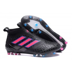 Scarpe da Calcio 2017 Adidas ACE 17+ Purecontrol FG Nero Rosa Shock Blu