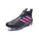 Scarpe da Calcio 2017 Adidas ACE 17+ Purecontrol FG Nero Rosa Shock Blu