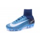 Scarpa da calcio Nike Mercurial Superfly V Tech Craft FG ACC Blu bianco