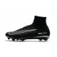 Scarpette da Calcio Nike Mercurial Superfly V FG Nero Grigio Scuro