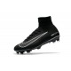 Scarpette da Calcio Nike Mercurial Superfly V FG Nero Grigio Scuro