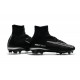 Scarpette da Calcio Nike Mercurial Superfly V FG Nero Grigio Scuro