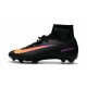 La Scarpa da Calcio Nike Jr. Mercurial Superfly V Firm Ground Noir Orange Violet