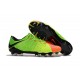 Nuove Scarpa da Calcio Per Terreni Duri Nike Hypervenom Phantom 3 FG Verde Nero Junior