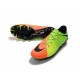 Nuove Scarpa da Calcio Per Terreni Duri Nike Hypervenom Phantom 3 FG Verde Nero Junior