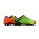 Nuove Scarpa da Calcio Per Terreni Duri Nike Hypervenom Phantom 3 FG Verde Nero Junior