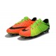 Nuove Scarpa da Calcio Per Terreni Duri Nike Hypervenom Phantom 3 FG Verde Nero Junior